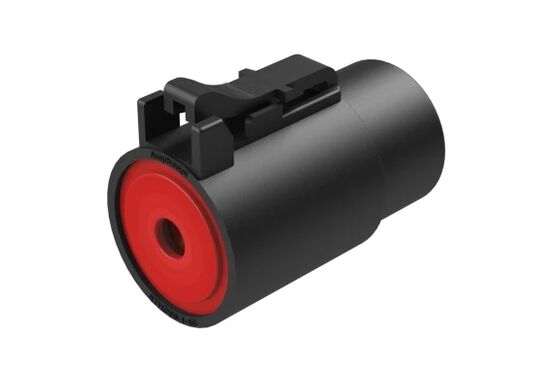 Amphenol ATHD06-1-4S Female Cable Header Connector, original factory packaging for automotive wiring and general circuit connection use