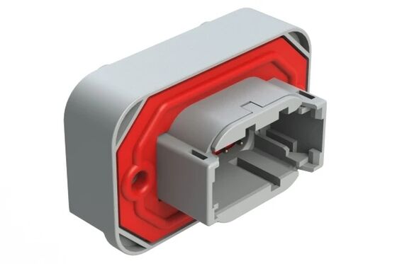 Αρχικό αυθεντικό ορθογώνιο πίνακα Mount Connector ATM15-08PA-BM04 Amphenol αρσενικό είδος με σταθερή προστασία από εισροή IP67 για τα πλαίσια κυκλωμάτων αυτοκινήτων